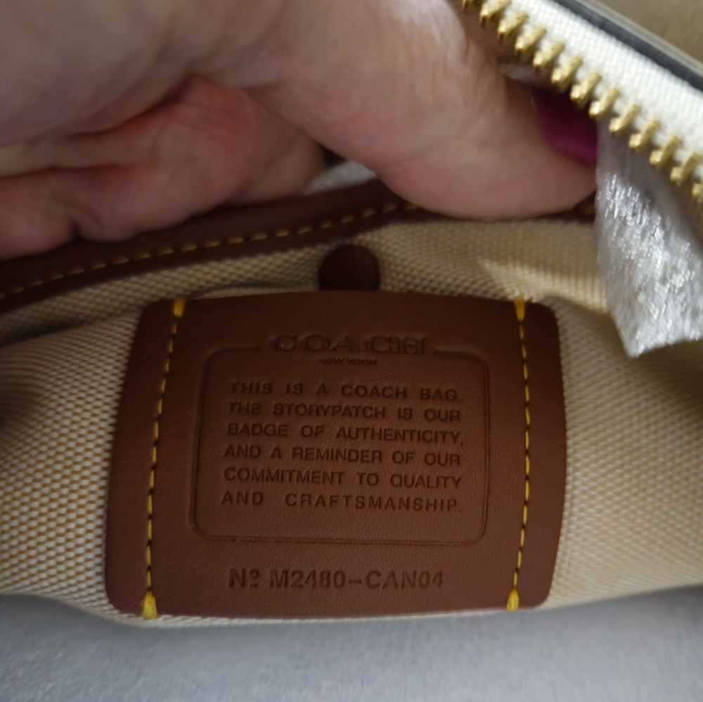 Coach Rogue 25 NYC Sketch Print Leather Satchel Crossbody Bag Chalk White - Picture 11 of 16